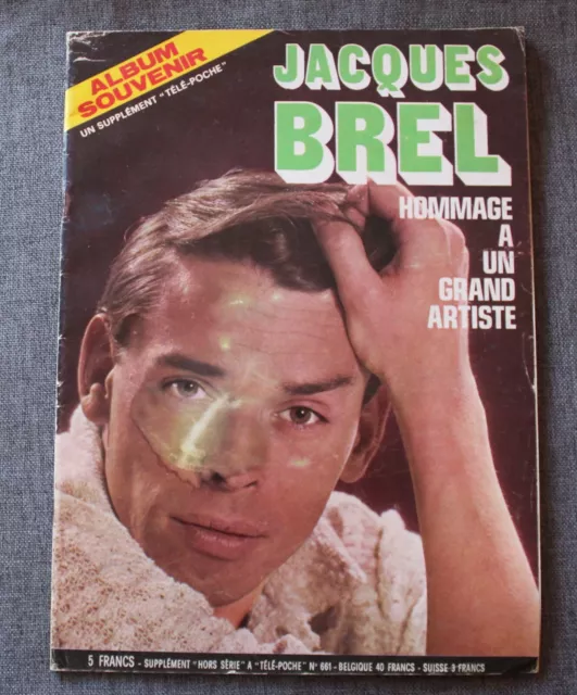 Jacques Brel, album souvenir hommage - Magazine