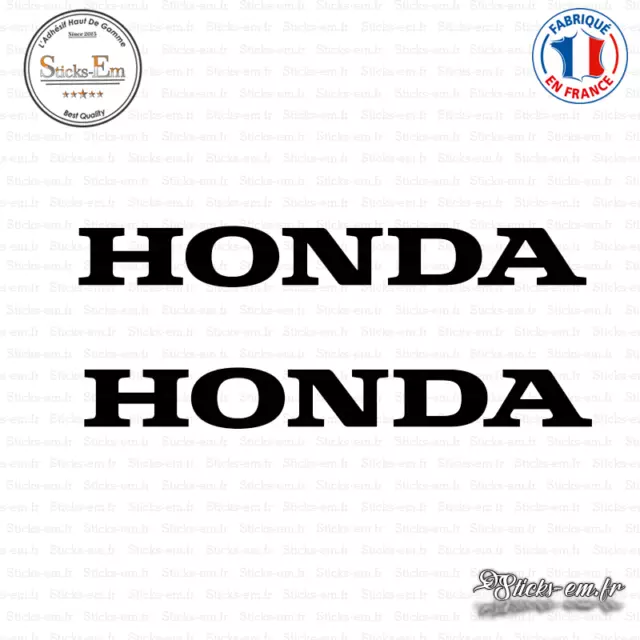 2 Stickers Honda Logo Decal Aufkleber Pegatinas HON06 Couleurs au choix