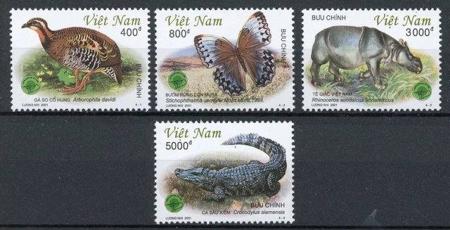 Vietnam 3144-3147 postfrisch Naturschutz #JT929