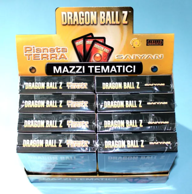 DRAGON BALL Z GCC 1 Box Espositore 8 Mazzi Tematici PIANETA TERRA vs. SAIYAN 3