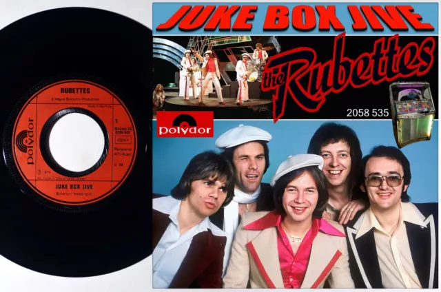 7" THE RUBETTES Juke Box Jive / Forever POLYDOR Glam Rock German-Press 1974 2