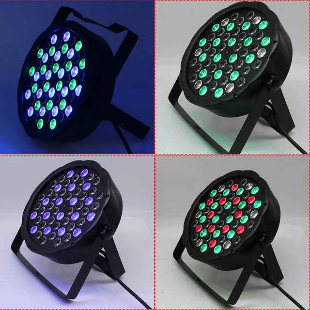 2 pcs RGBW PAR LED Light 54*3W 64 DMX DJ Party Club Stage Show Lighting 110V US