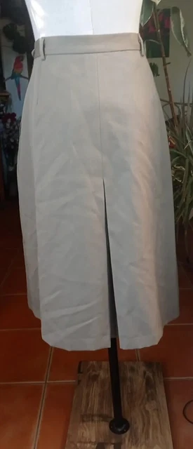Jupe Droite Velours Caroline Rohmer Taille L – Noire Vintage Années 90