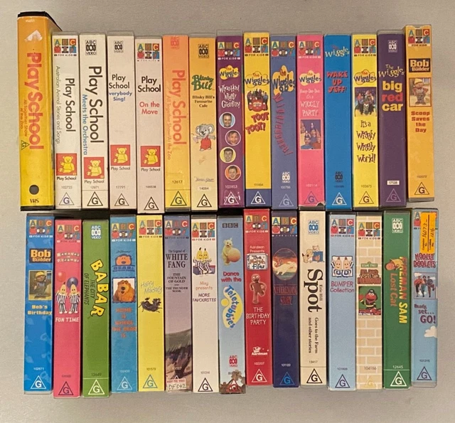ABC FOR KIDS VHS Tapes Bulk Lot of 30 Videos $35.00 - PicClick AU