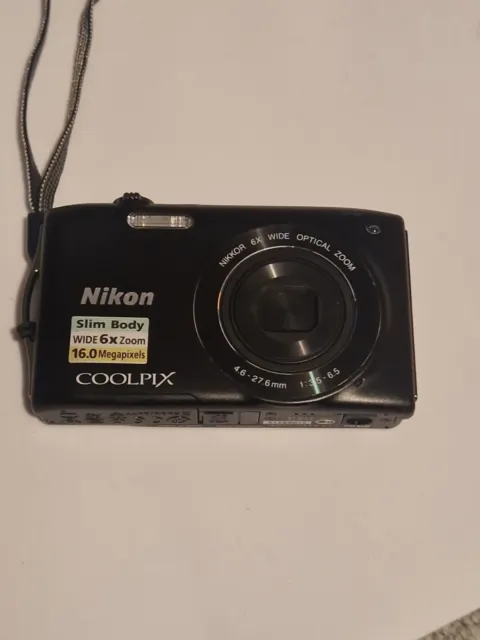 Nikon COOLPIX S3200 16.0MP Digital Camera - Black
