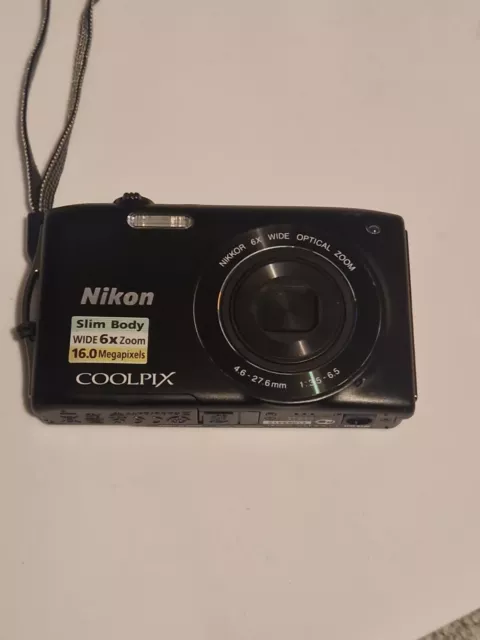Nikon COOLPIX S3200 16.0MP Digital Camera - Black