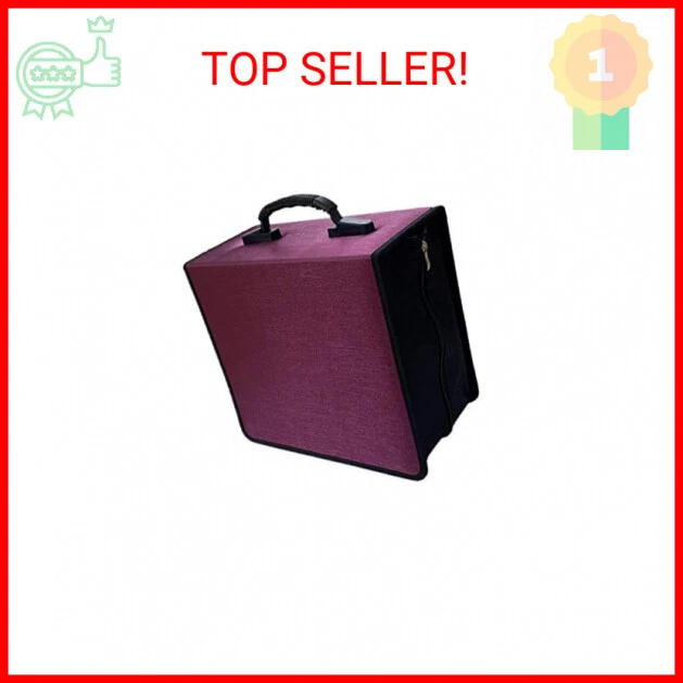 Penlonda CD/DVD Case Holder Organizer Wallet Sleeves Booklet Binder,Storage 400