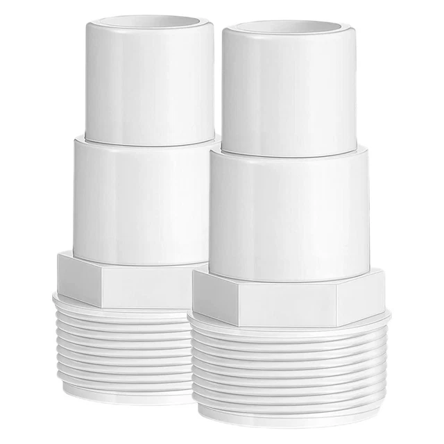 2 PCS SWIMMING Pool Pump Hose Connector Adapter for Pool Accessories ...