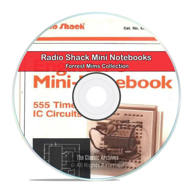 RadioShack Engineer's Mini Notebooks Forrest Mims Electronics Books CD DVD H47