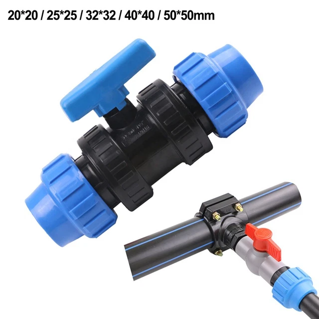 Agora-Tec Raccord En Polyéthylène Noir 25 Mm X 3/4" Filetage Extérieur