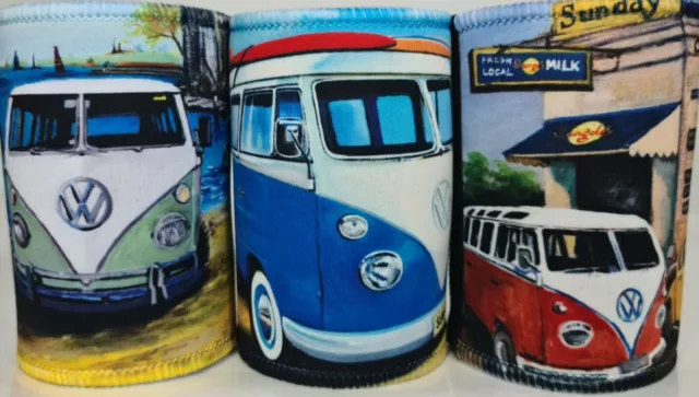 NEW SET OF 3 x STUBBY HOLDER KOMBI COLLECTION