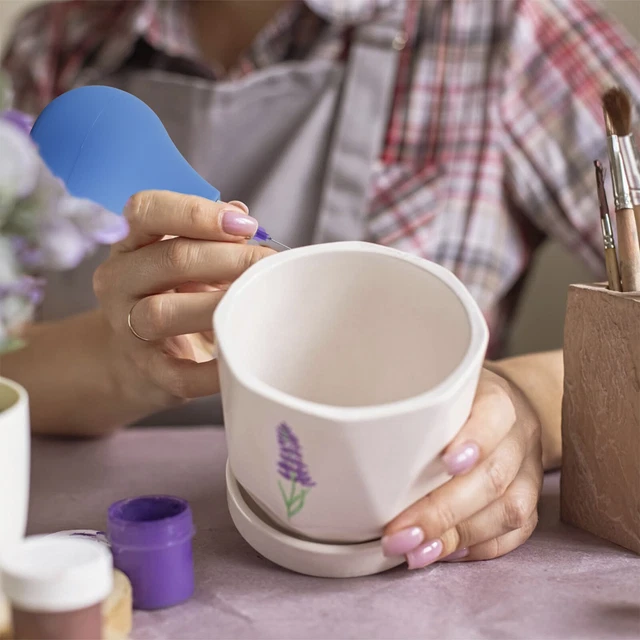 POTTERY PRECISION APPLICATOR Set Precision Tip Applicator Slip Trailer