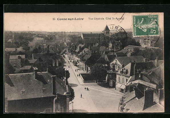 CPA Cosne-sur-Loire, General View 1916