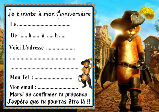 Carte Invitation Anniversaire A Vendre Picclick Fr