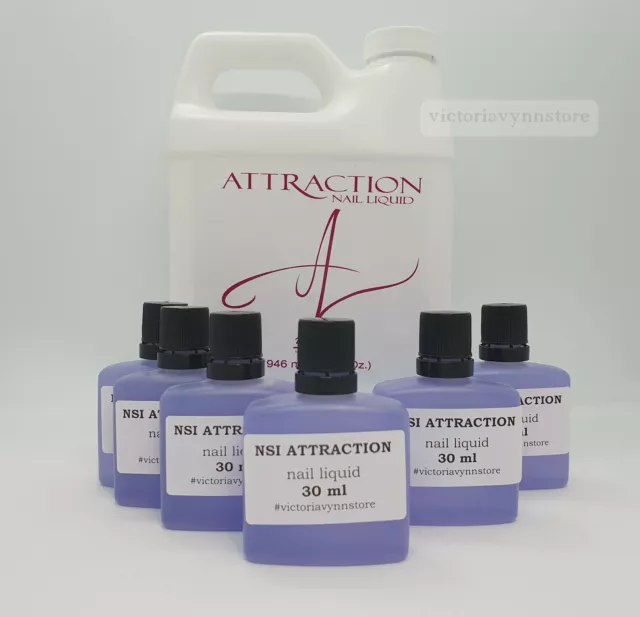 NSI Attraction ACRYLIC NAIL LIQUID Monomer 30ML REFILL BOTTLE