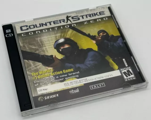 COUNTER STRIKE - Condition Zero PC BIG BOX Game RARE $100.00 - PicClick AU