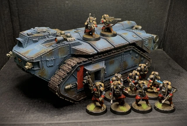 DEATH KORPS OF Krieg Crassus Armoured Assault Transport + Kill Team ...
