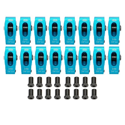 PRW INDUSTRIES, INC. SBC Roller Rocker Arms - 1.6 Ratio 3/8 Stud 335004