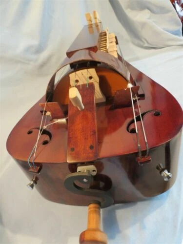 Hand Made 6 strings 24 keys Hurdy Gurdy,Maple wood #2 4