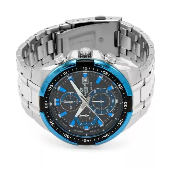 Casio Edifice Efr-539d-1a2vudf Orologio Cronografo Argento Blu da Uomo 2