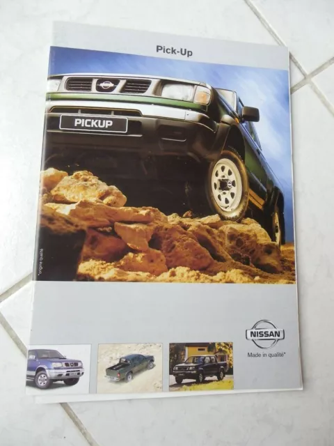 Nissan Pick-Up 1999 Sales Brochure Catalogue Commercial Sales Prospectus