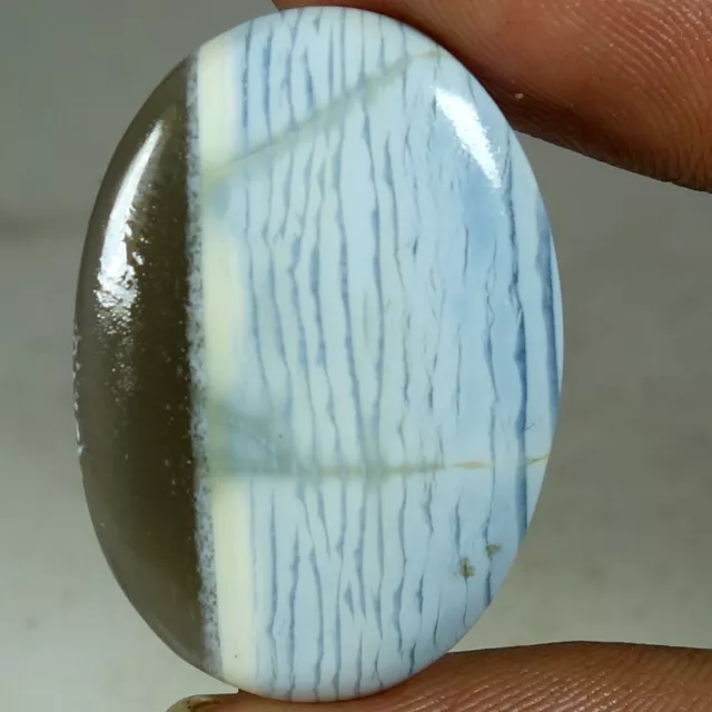 100% Natural Blue Opal  Oval Cabochon Loose Gemstones 23.30Cts 21x 31x 05mm