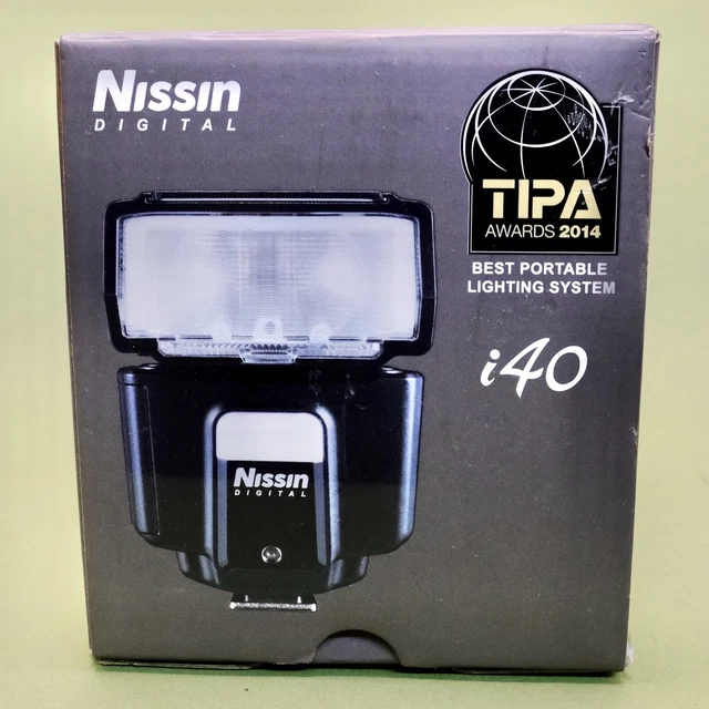 Nissin i40 Flashgun Flash Unit Flashgun for Sony broken mount otherwise working