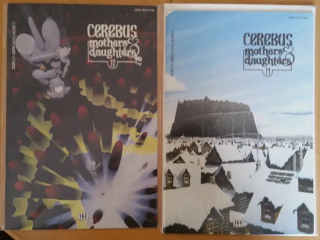 Cerebus the Aardvark #162, #164 – Mothers & Daughters parts 12 and 14 - Dave Sim