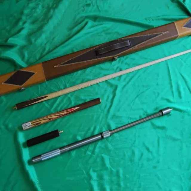 Handmade 4 piece Ash Snooker/Pool Cue Complete Set