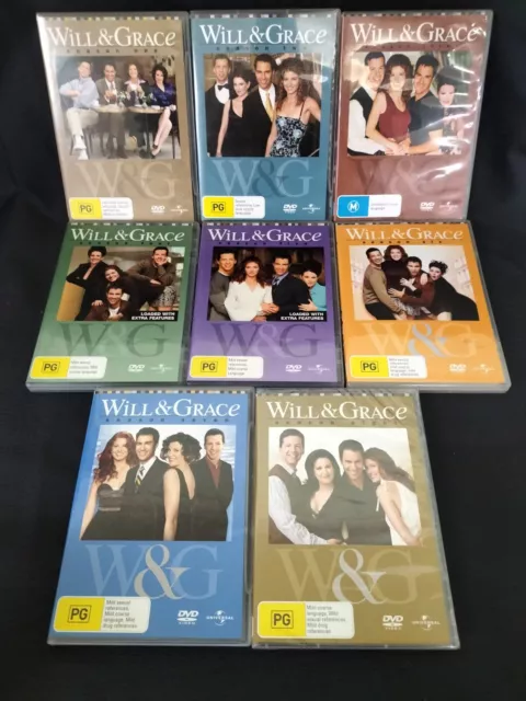 Will And Grace DVD set - 8 Complete Seasons - season 8 New and Sealed