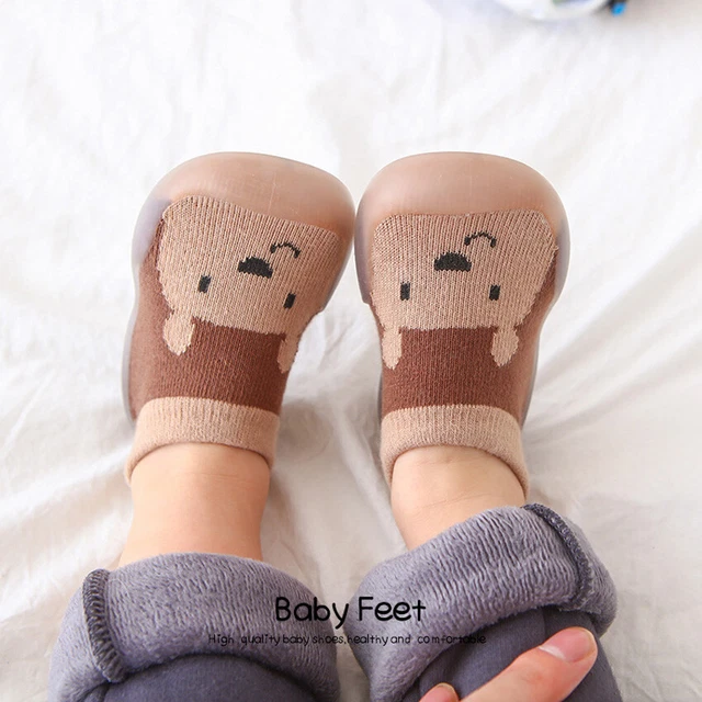 Pantofole invernali antiscivolo bambina bambini 3
