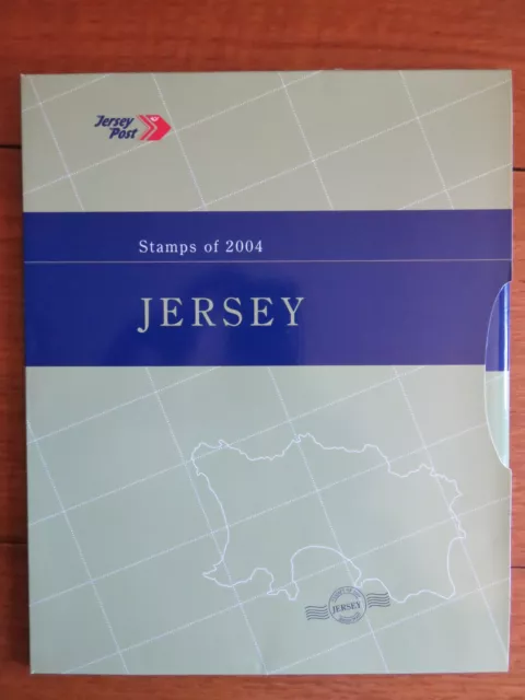 jersey stamps unmounted mint The Stamps 2004 Book & Slipcase