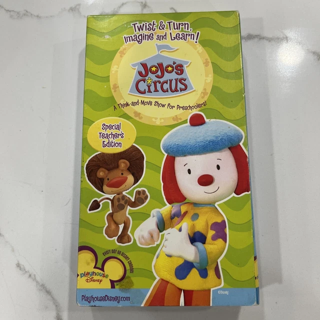 JOJO'S CIRCUS VHS 2000 Twist & Turn Imagine And Learn Teacher’s Edition