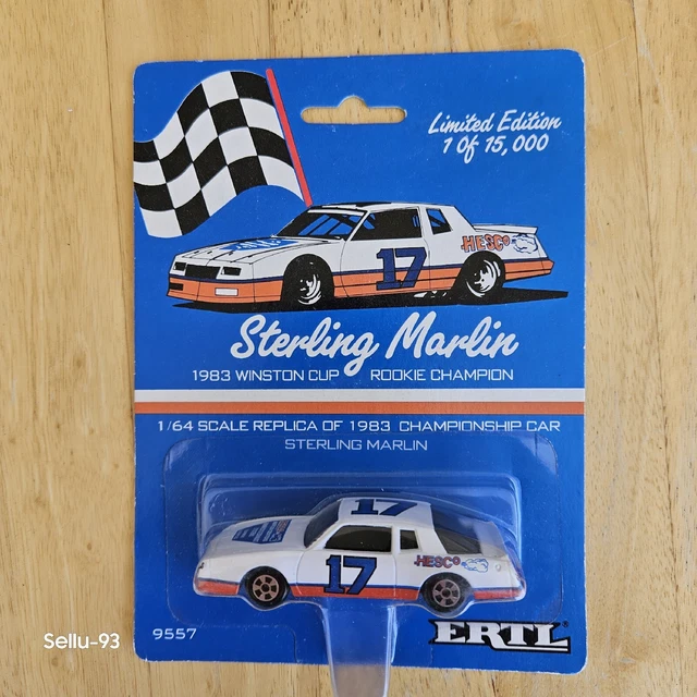 ERTL 1983 Ltd. Ed. To 15,000 Sterling Marlin #17 Rookie Championship Winston Cup ERTL 1983 Ltd. Ed. To 15,000 Sterling Marlin #17 Rookie Championship Winston Cup