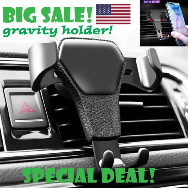 Universal Gravity Car Holder Mount Air Vent Stand For Samsung Mobile Cell iPhone