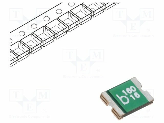 Sécurité: Ptc Polymère Imax: 100A Geh : 1812 1,6A 0ZCG 0ZCG0160BF2C Smd-Polymer