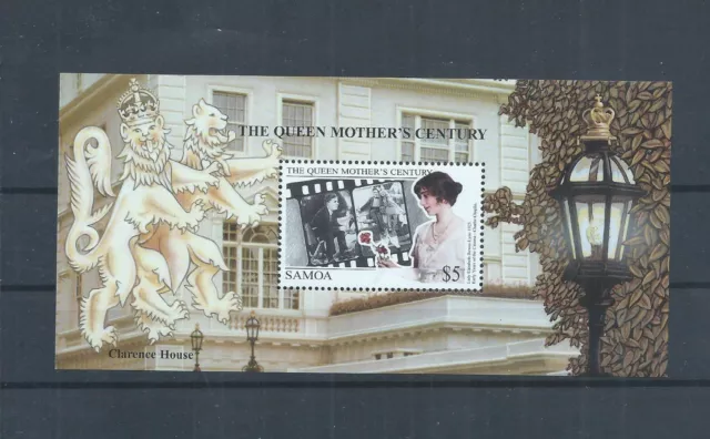 Samoa stamps.  1999 Queen Mother's Century minisheet MNH (Q912)