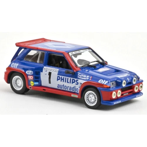 Jean Ragnotti Renault 5 Maxi Turbo n° 1 4. Tour de France 1985 1/43 Jean Ragnotti Renault 5 Maxi Turbo n° 1 4. Tour de France 1985 1/43