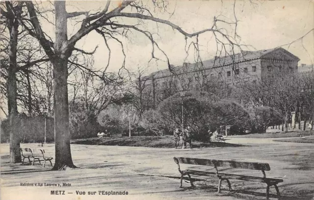 Cpa 57 Metz Esplanade View
