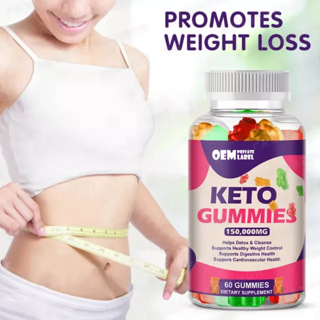 Diet Gummies Fat Burn Carb Blocker Detox Weight Loss Slimming Cleansing