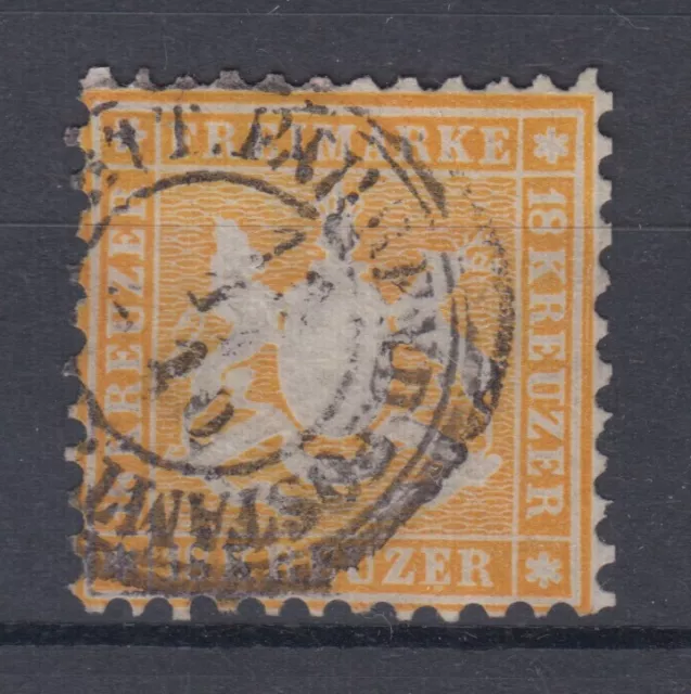 Altd. Württemberg Nr. 29 gest.gepr. Befund BPP 500,- Mi #510