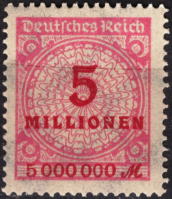 Deutsches Reich Michelnr. 317 A P HT - "Sprung", postfrisch