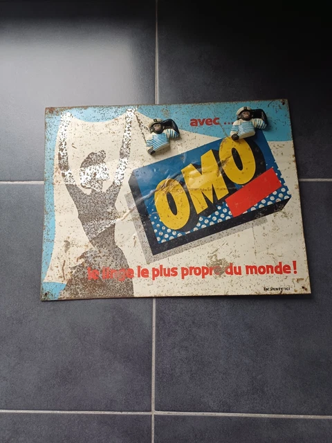 Figurine Vintage Publicitaire OMO Lessive - Ancienne En PVC