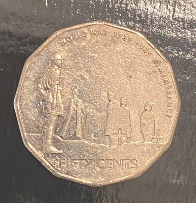 2005 AUSTRALIAN 50 Cent Circulated Coin World War 1939 - 1945