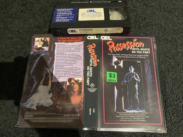 RARE/ POSSESSION VHS/ Original Rrated CEL Horror/slasher Video 40.00
