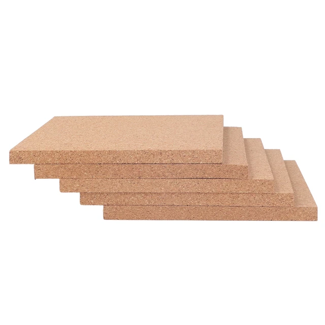 5 piezas tablero de corcho tablero de anuncios de alta densidad montado en pared tablero de corcho para
