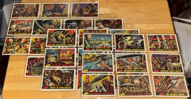 Mars Attacks Reprint Trading Card Set 56 Cards 1984 Renata Galasso