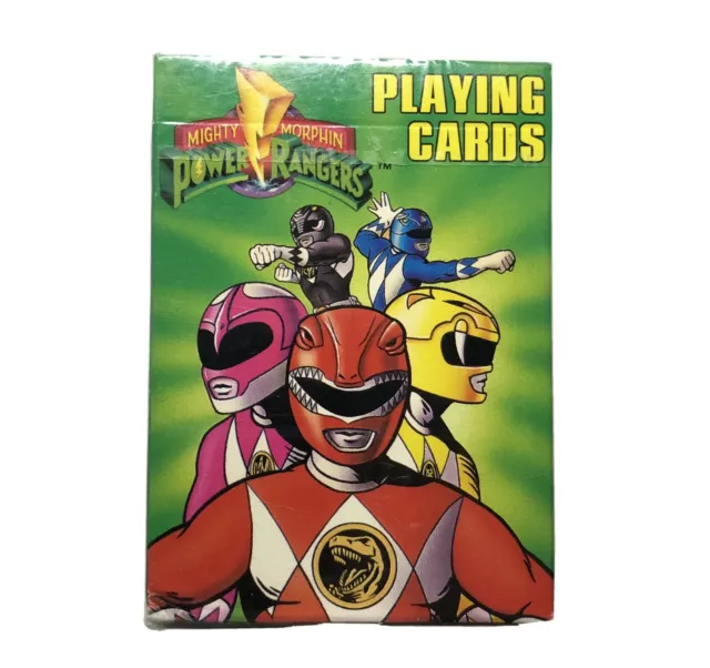 MIGHTY MORPHIN POWER Rangers Playing Cards 1994 The U.S. Playing Card