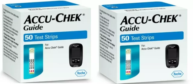 Accu-Chek Guide 100 Test Bandes Pour Glucose Soin