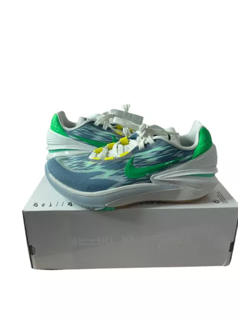 Men's Size 7.5 Nike Air Zoom G.T. GT Cut 2 Blue Green Shock Gum